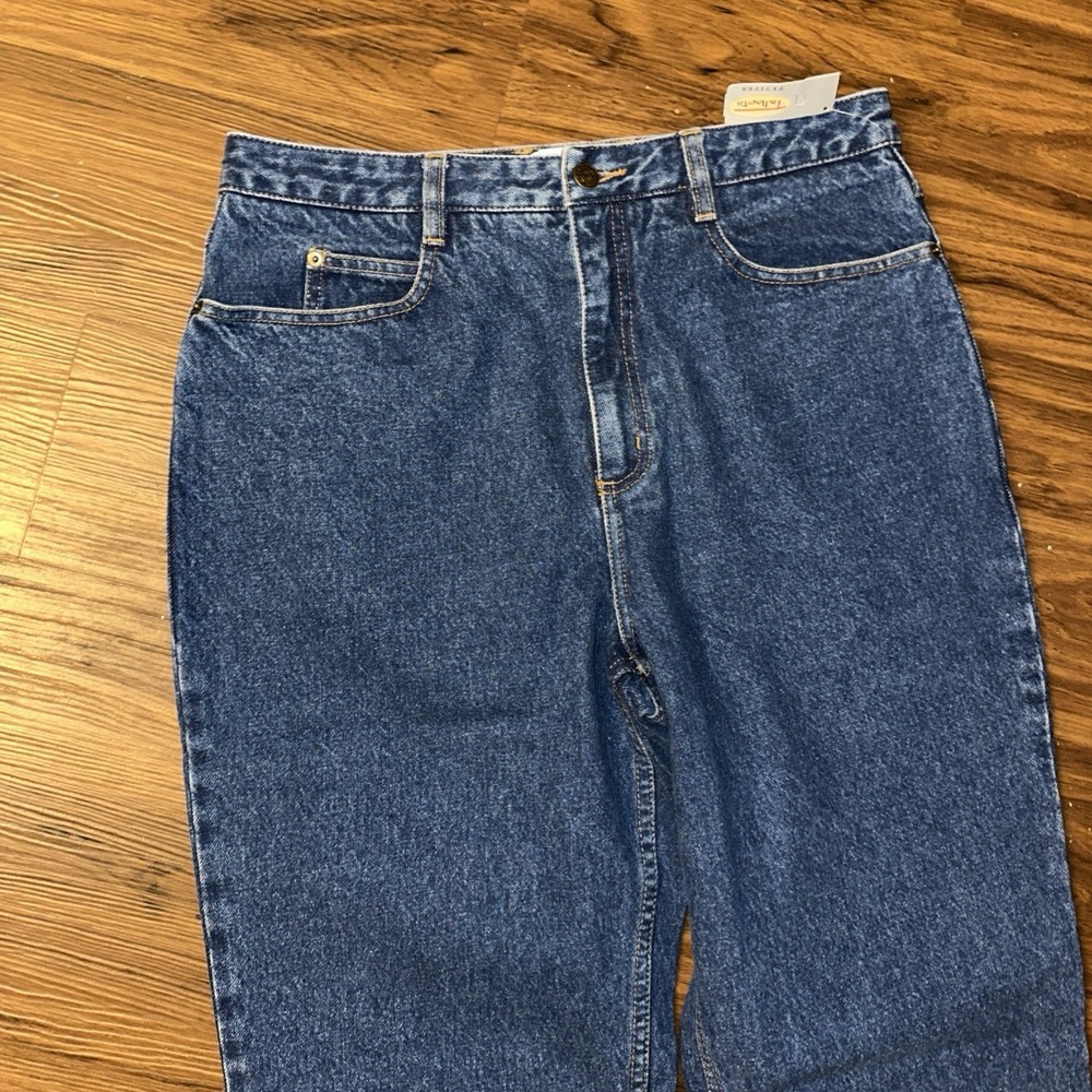Talbots Womens Denim Blue Jeans Classic Fit 14P (32x 29) High Rise Vintage